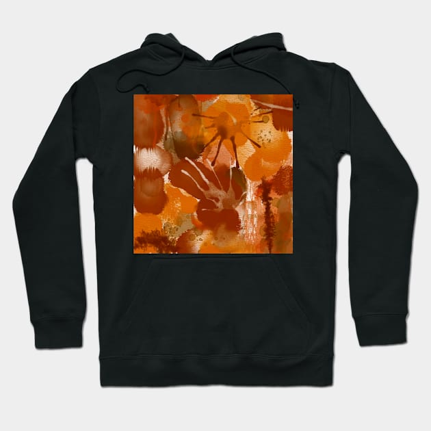 Abstract Earth Tones Hoodie by MMcBuck